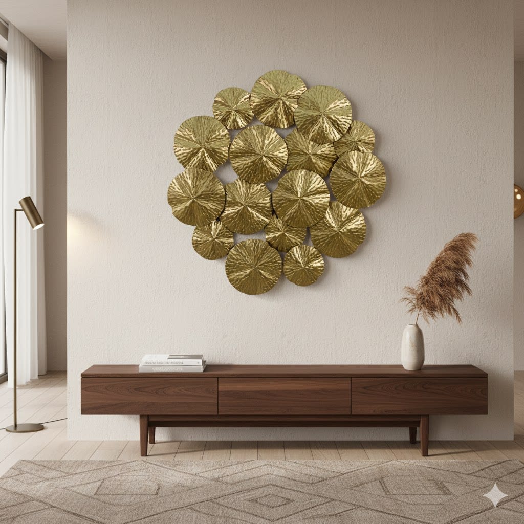 ESCULTURA PLACA DE PARED FLOWER5