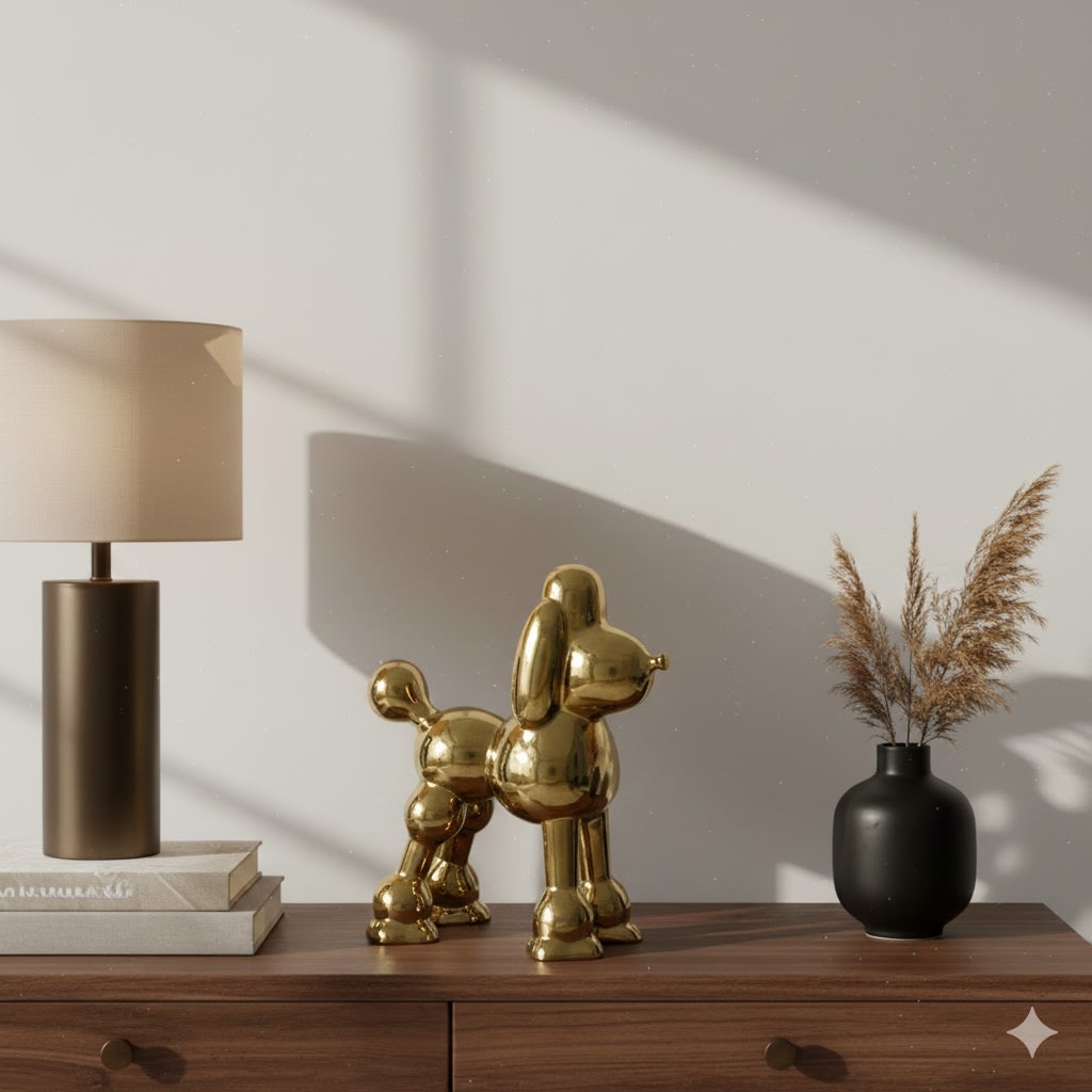 ADORNO PERRO POODLE DECOR