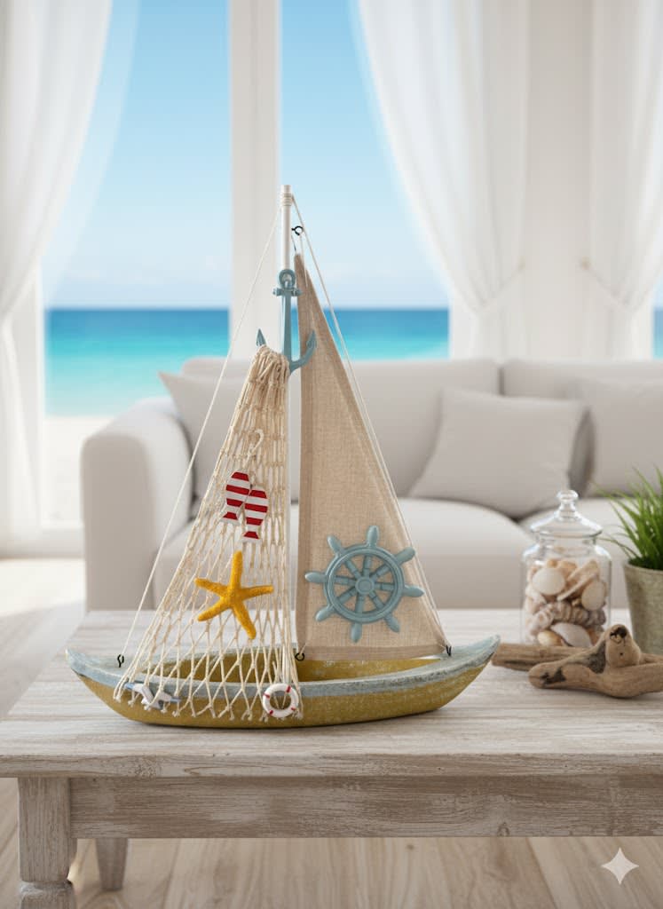 ADORNO DE PLAYA BARCO