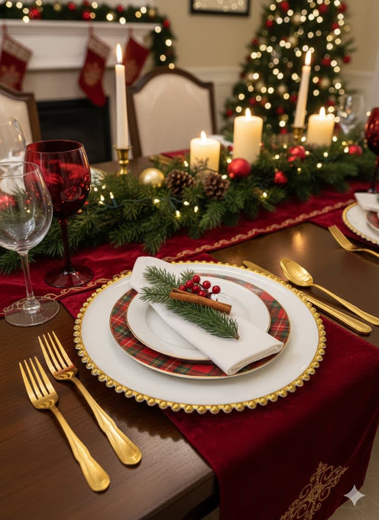 PLATO DE SITIO GALA NAVIDEÑA