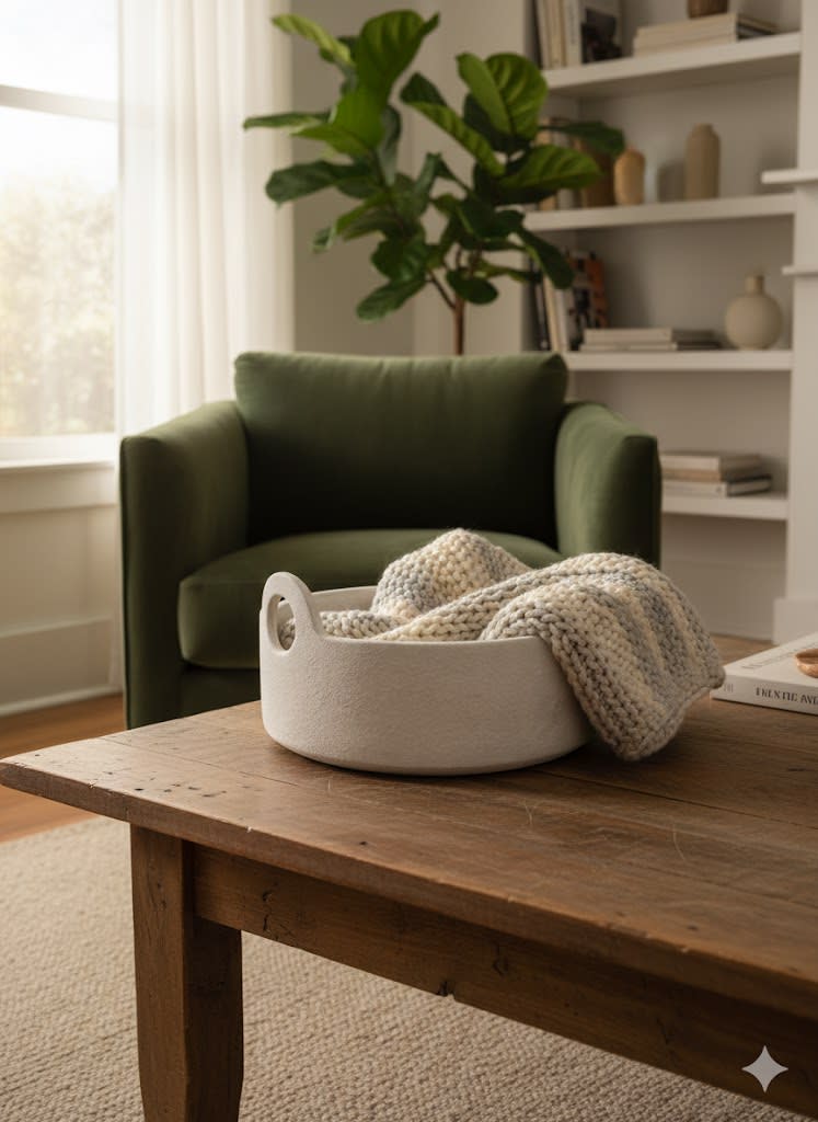 ADORNO CANASTA CERÁMICA CALM2