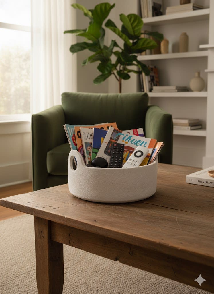 ADORNO CANASTA CERÁMICA CALM3