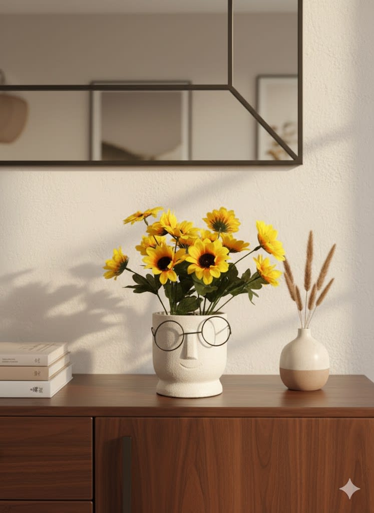 ARREGLO FLORAL GIRASOL GLASSES