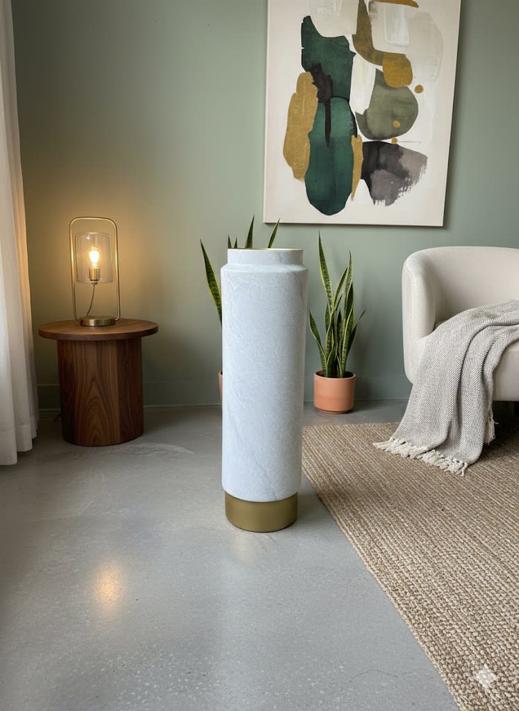 JARRÓN DE PISO ESTUCADO2