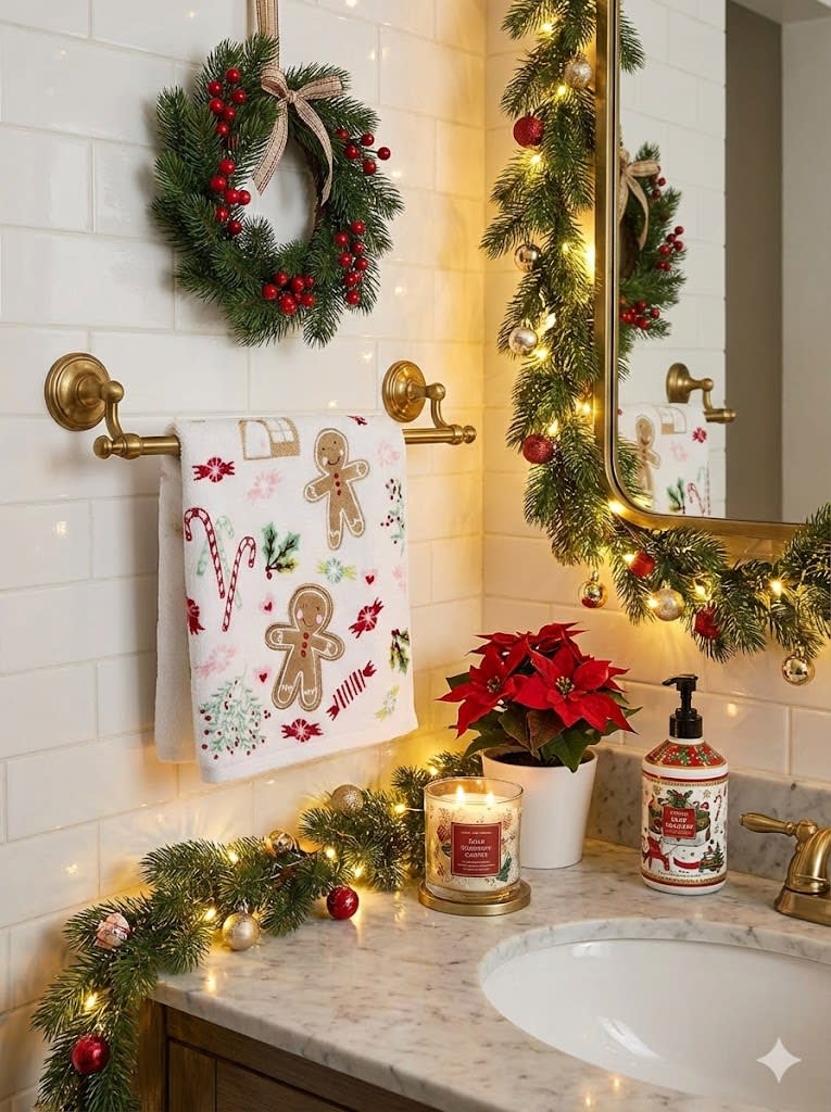 PACK DE 2 TOALLAS NAVIDEÑAS GINGERBREAD & JOY2