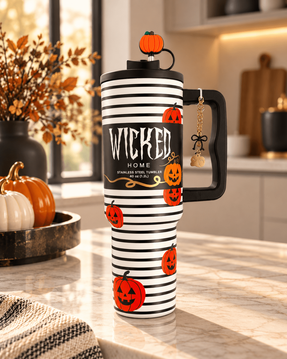 VASO TÉRMICO DE ACERO INOXIDABLE 1.2L WICKED HALLOWEEN