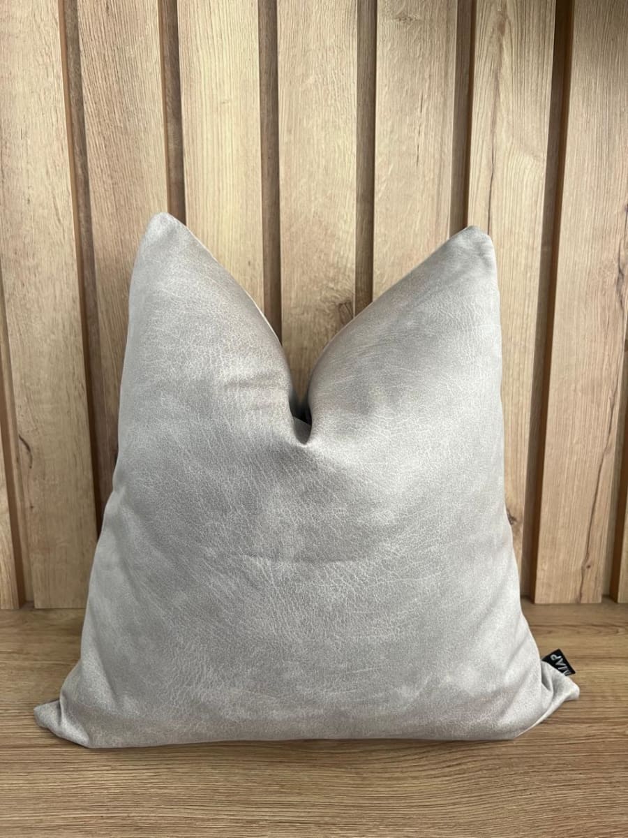 FUNDA DE COJÍN SUEDE HUESO