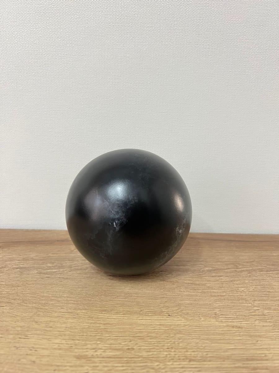 ESFERA DECORATIVA MARBLE BLACK1