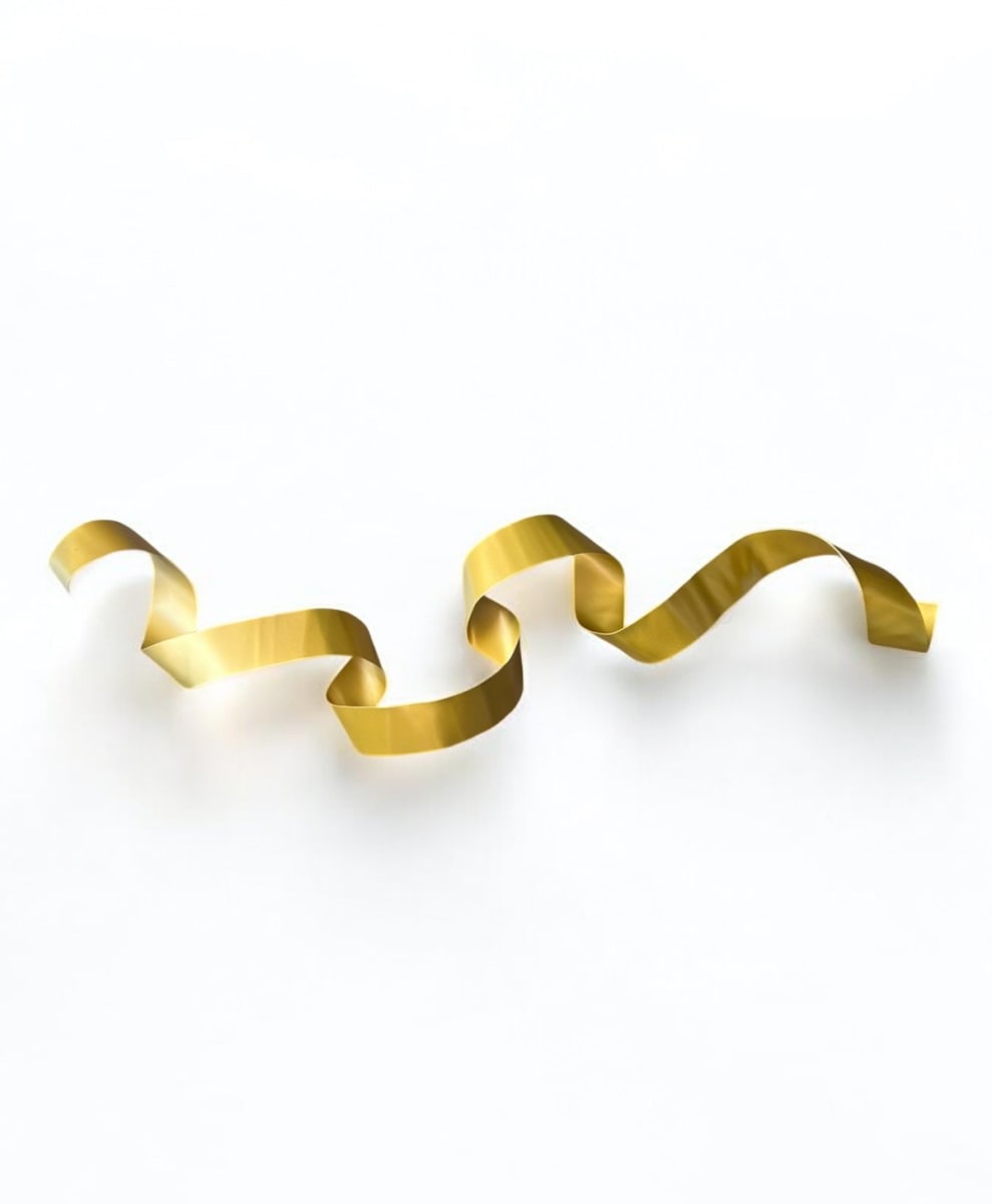 ESCULTURA DE PARED CURLY DORADO3