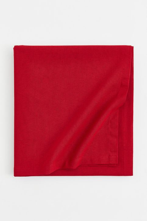 MANTEL DE MESA ALGODÓN ROJO3