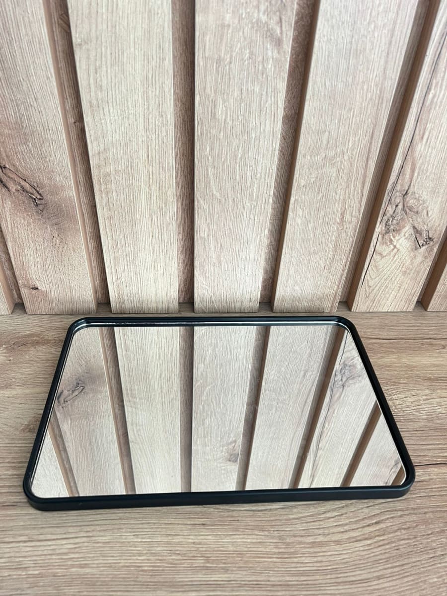 BANDEJA DECORATIVA ESPEJO RECTANGULAR BLACK2