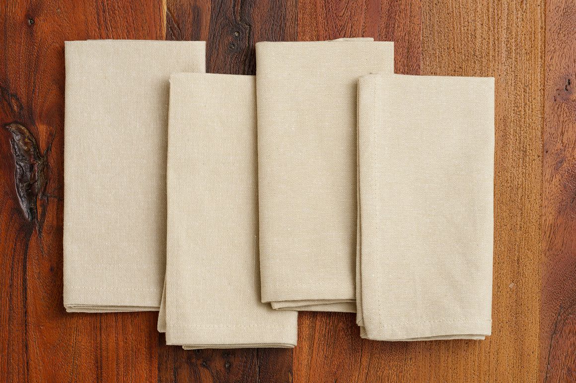 SERVILLETA DE TELA BEIGE