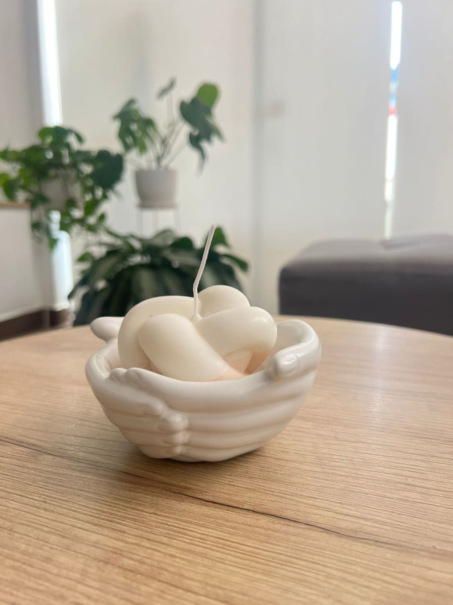 PORTAVELA CANDELABRO MANO