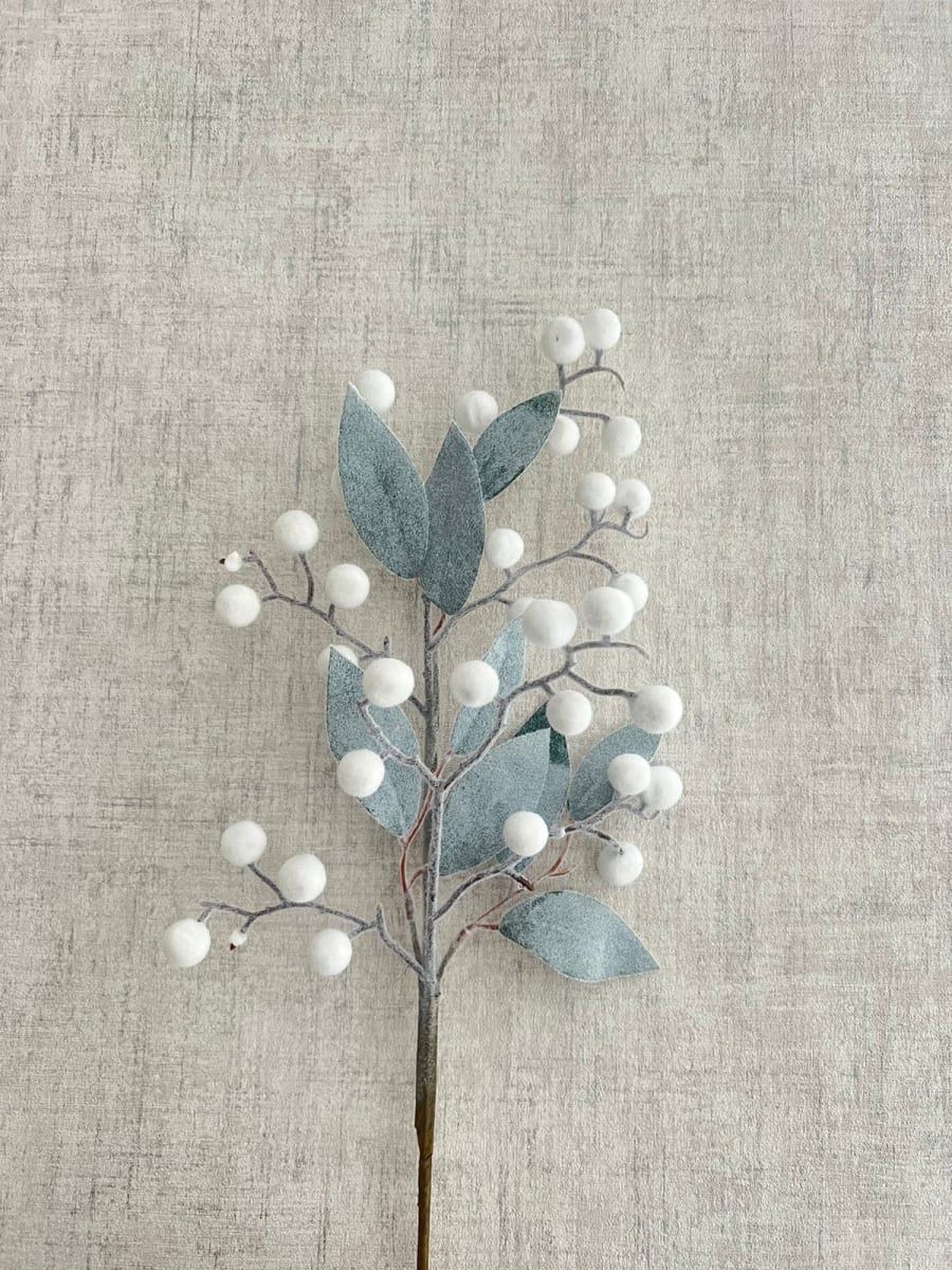 RAMA NAVIDEÑA BLANCA