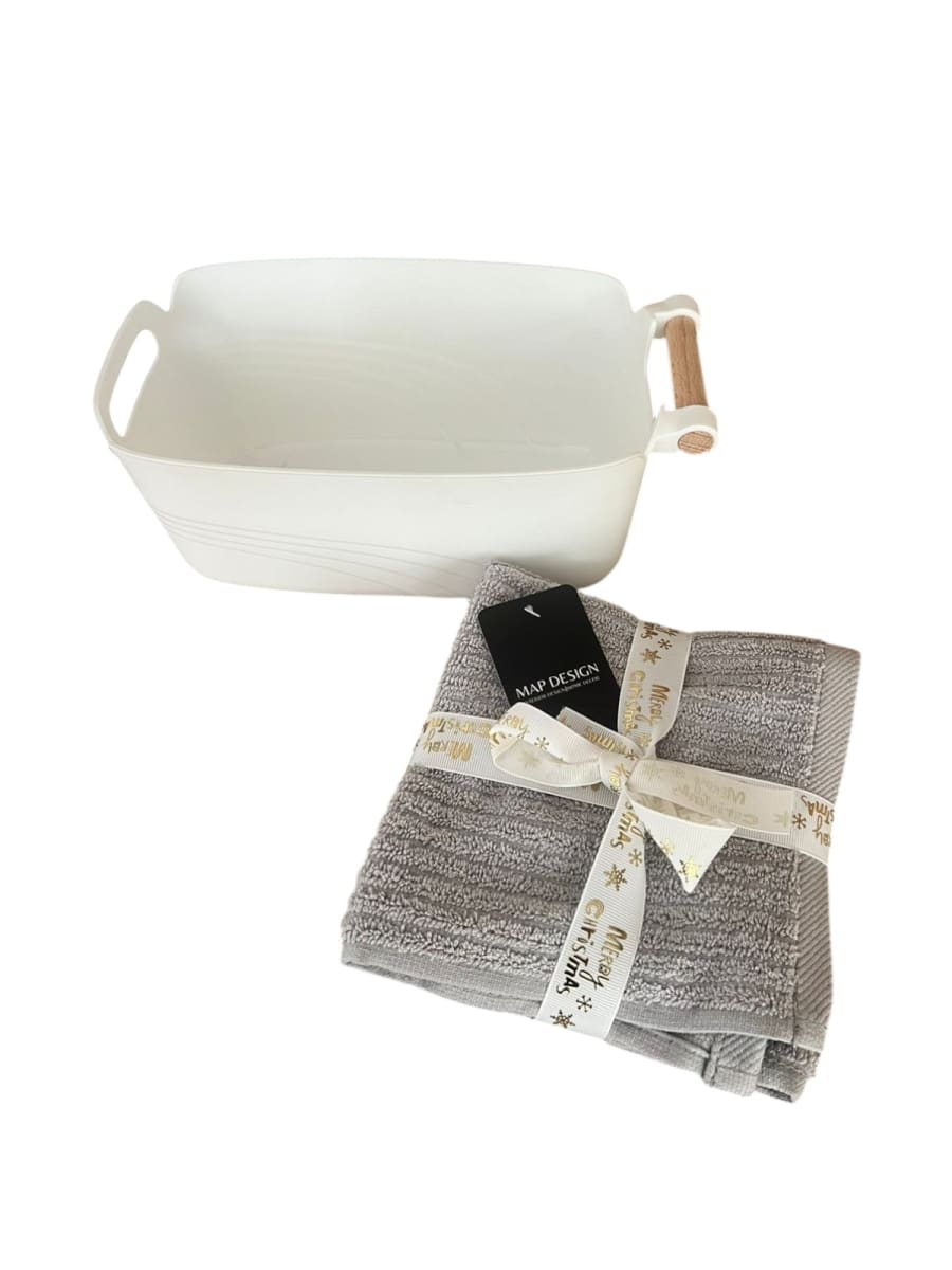 PACK ORGANIZADOR CON 3 TOALLAS DE MANO NAVIDAD2