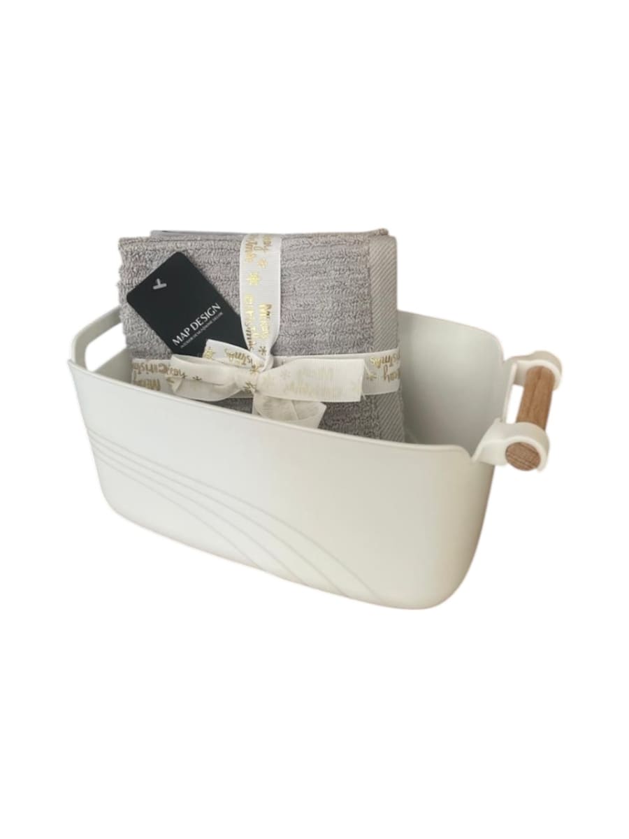 PACK ORGANIZADOR CON 3 TOALLAS DE MANO NAVIDAD3