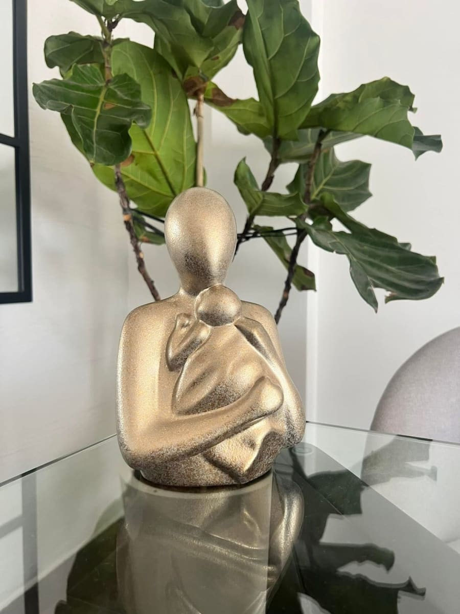 ADORNO AMOR DE MAMÁ DORADO