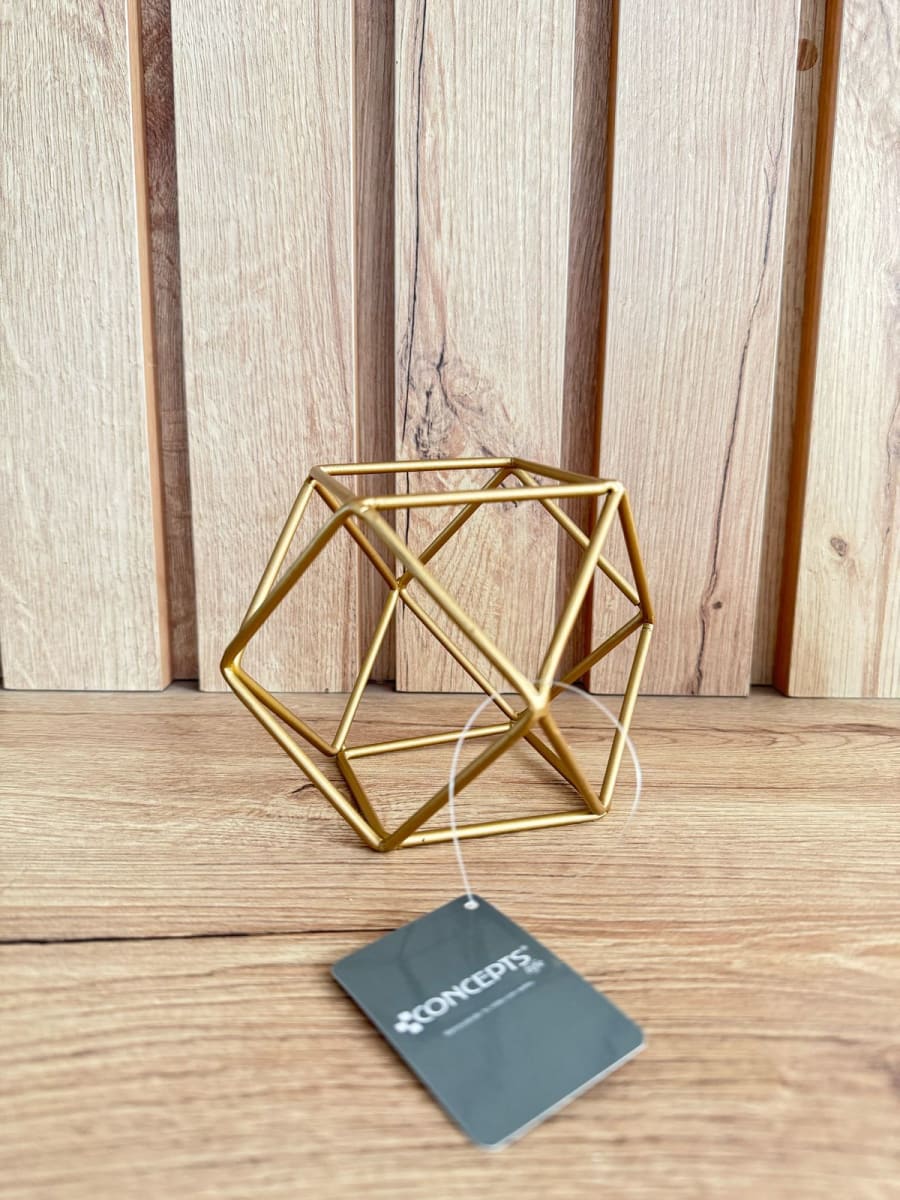 ADORNO DE MESA BOLA DORADA2