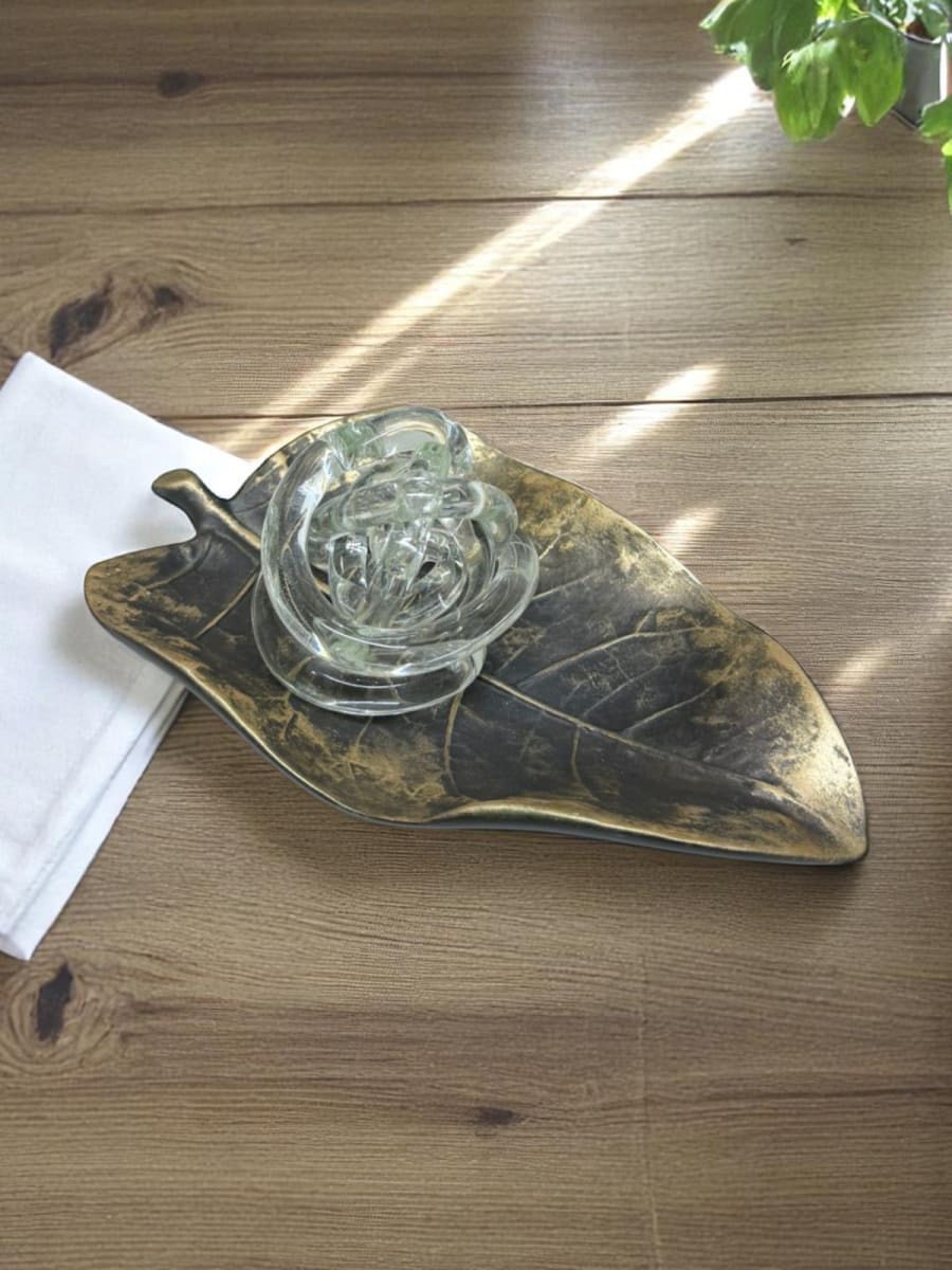 CENTRO DE MESA HOJA ANTIQUE