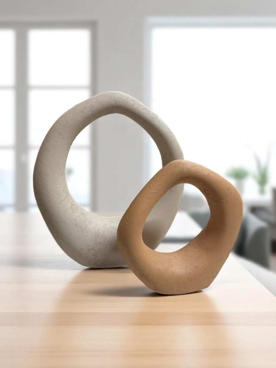 JUEGO ADORNO ESCULTURA ANILLOS GYE1