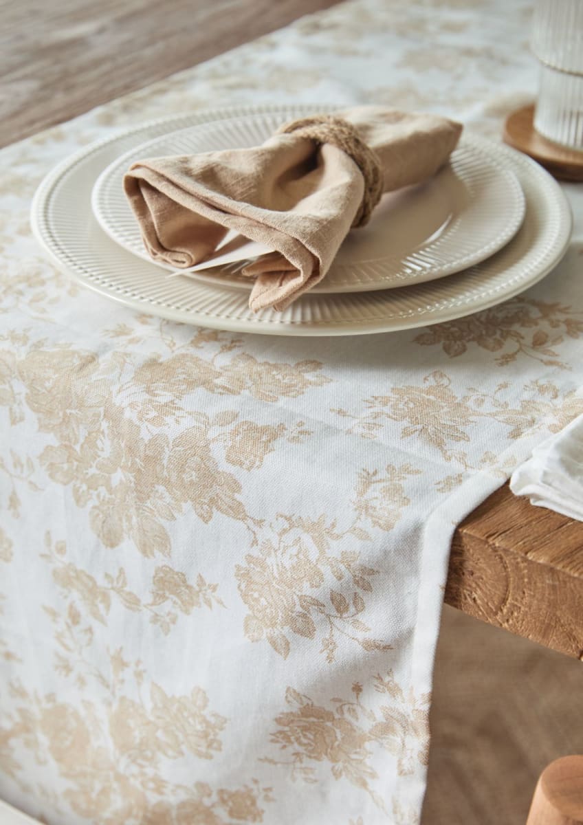 CAMINO DE MESA ROSES BEIGE
