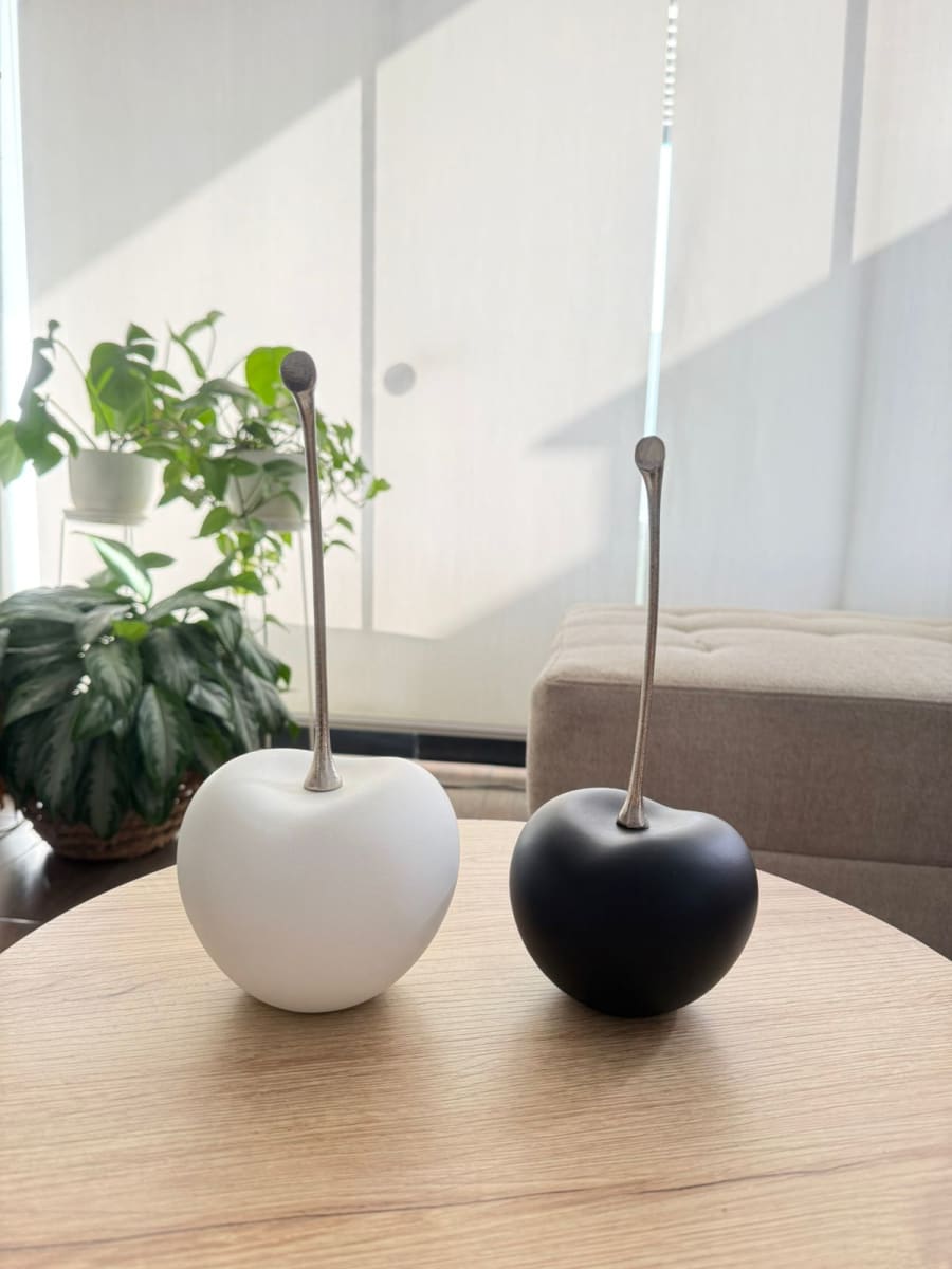 JUEGO DE CEREZAS DECORATIVAS BLACK AND WHITE2
