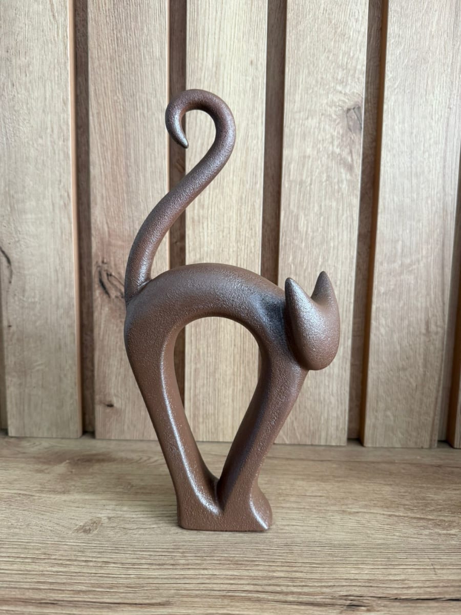 ADORNO GATO CAPUCCHINO DECOR