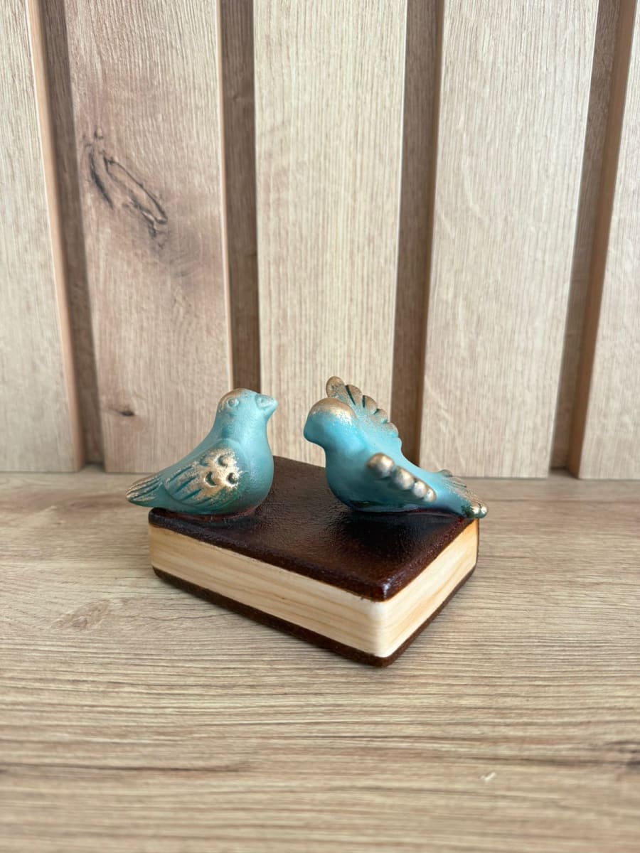 ADORNO LIBRO PAJARITOS