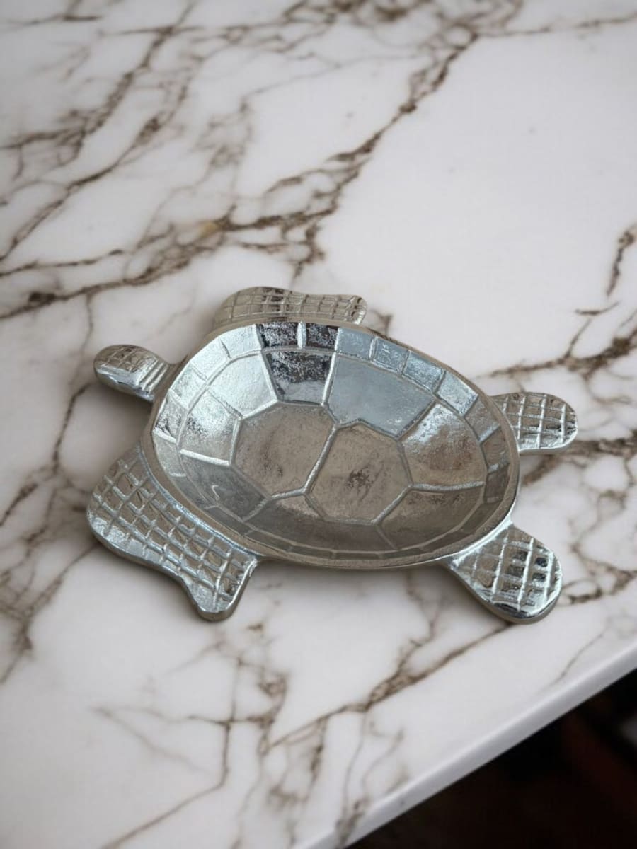 ADORNO BANDEJA TORTUGA PLATEADA1