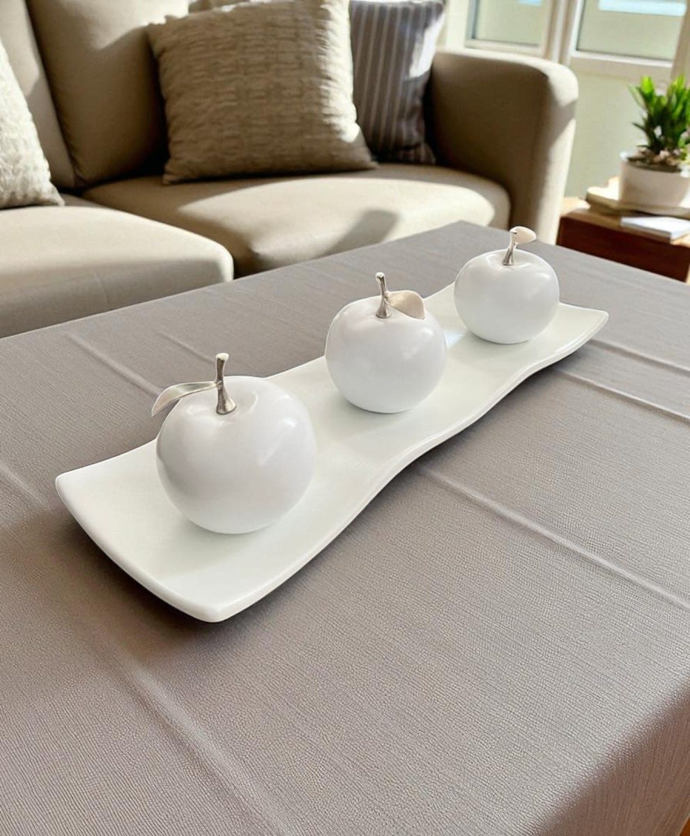 CENTRO DE MESA CON MANZANAS1