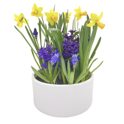 Cerámica mediana mix flores