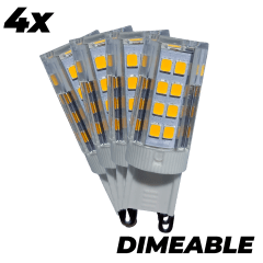 Pack 4 x G9 Calido Dim 0