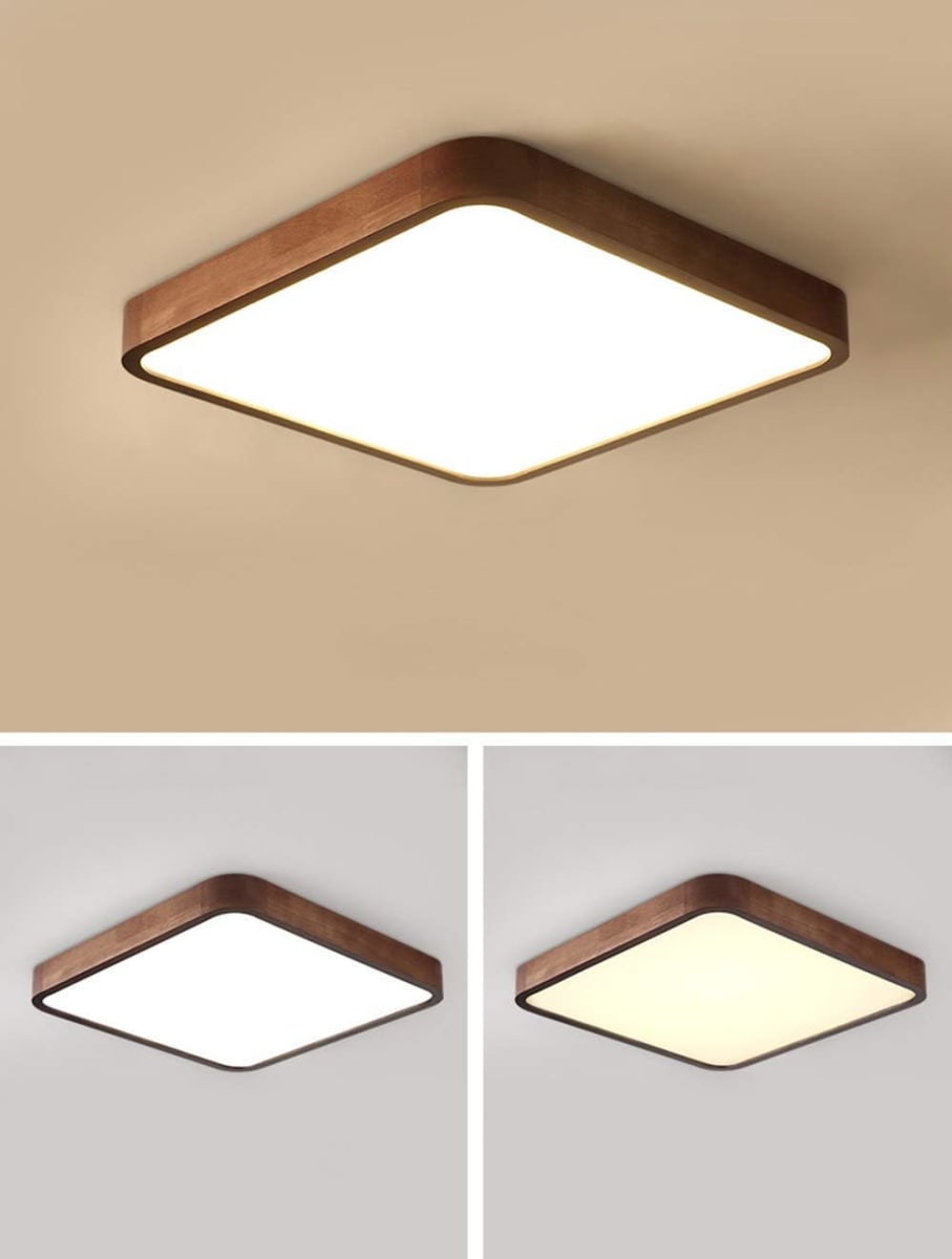 PLAFÓN MADERA C/ CONTROL CCT DIMER6