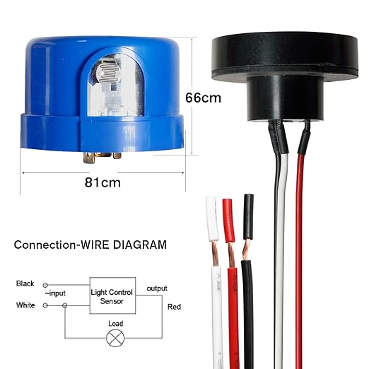 FOTOCELDA AZUL 25A IP654