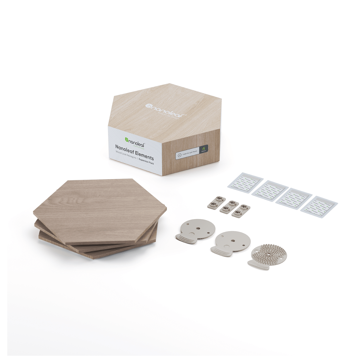 PANEL LED SMART NANOLEAF HEXAGONO WOOD3
