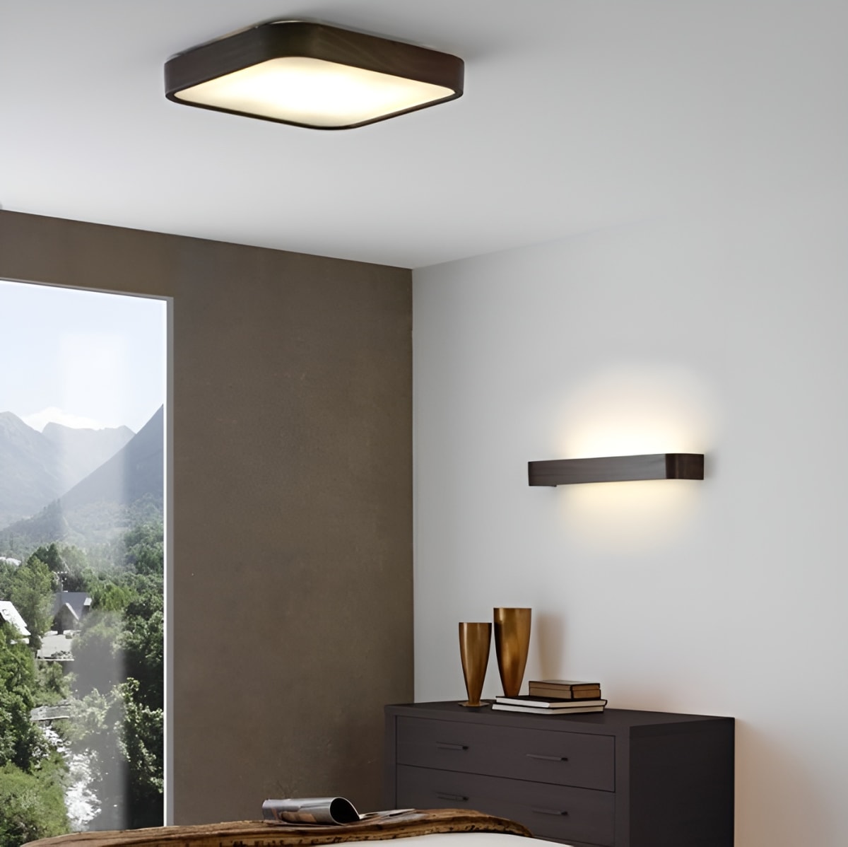 PLAFÓN MADERA C/ CONTROL CCT DIMER5