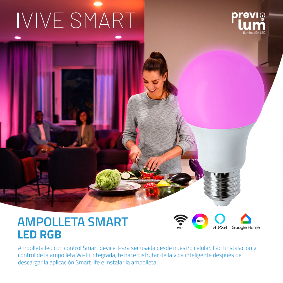 AMPOLLETA SMART RGB 3