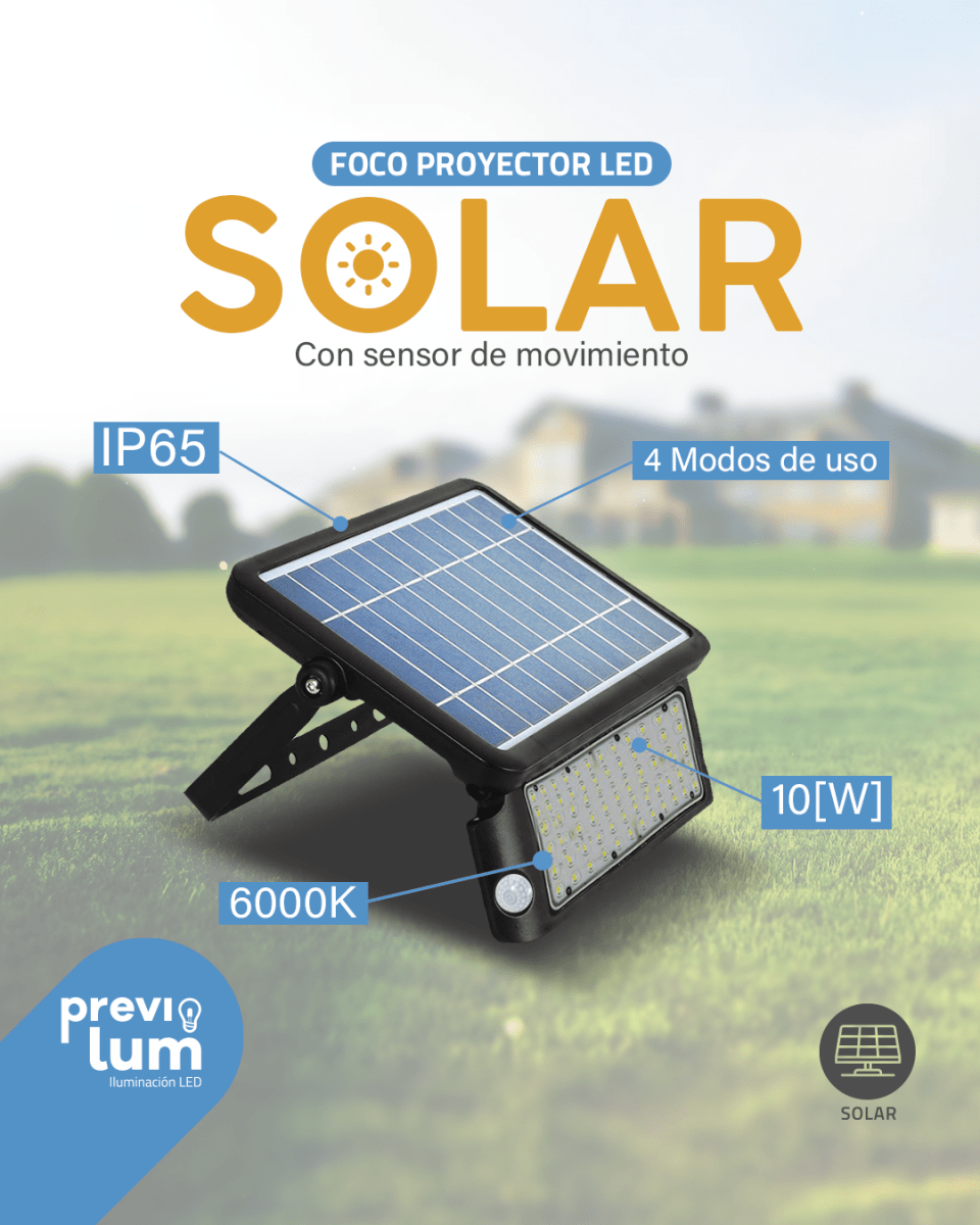 PROYECTOR SOLAR 10W3