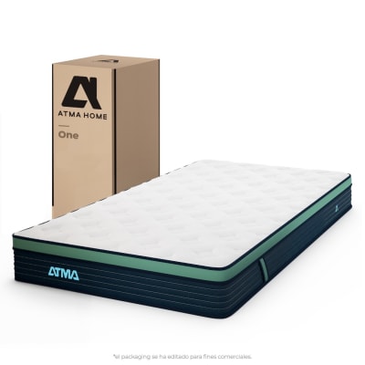 Colchón De Resortes Atma One En Caja