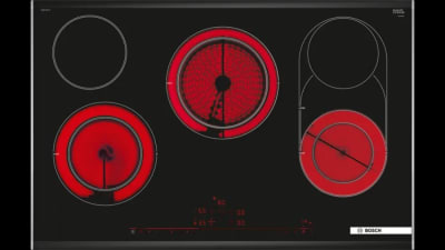 Serie 8 Placa vitrocerámica 80 cm Negro