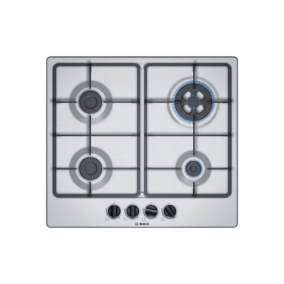 Serie 4 Placa de gas 60 cm Acero inoxidable