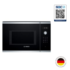 Microondas Empotrable Bosch Serie 6 BEL554MS0 900 W Grill AutoPilot Acero Inoxidable 0