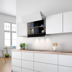 Serie 6 Campana decorativa integrada 60 cm Cristal negro 4