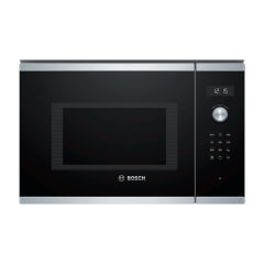 Microondas Empotrable Bosch Acero inoxidable 20L 800W 6