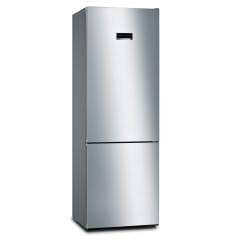 Serie 4 Frigorífico combinado de libre instalación 203 x 70 cm Acero cepillado antihuellas 0
