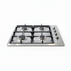 Encimera Gas Inox 4Q 0