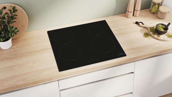 Serie 4, Placa de inducción, 60 cm, Negro, montaje en superficie sin marco2
