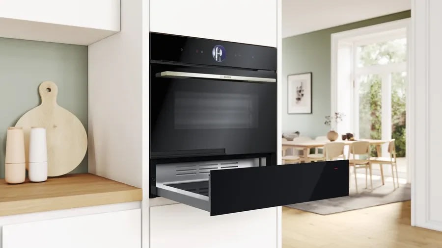 Cajón Calientaplatos Bosch Serie 8 BIC7101B1 60 x 14 cm 20 L Negro1