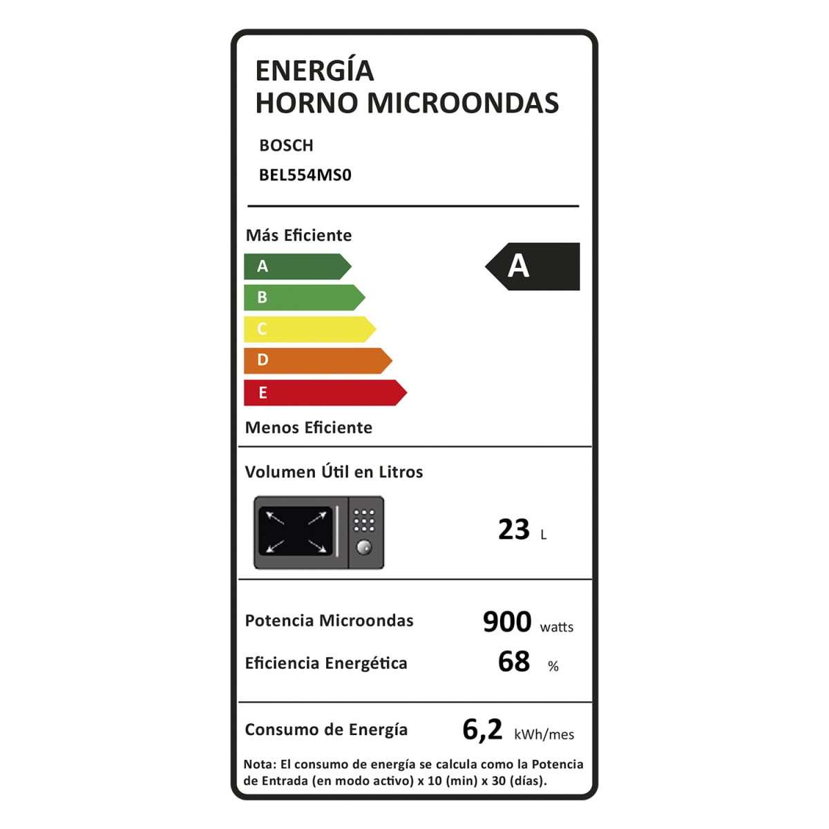 Microondas Empotrable Bosch Serie 6 BEL554MS0 900 W Grill AutoPilot Acero Inoxidable10