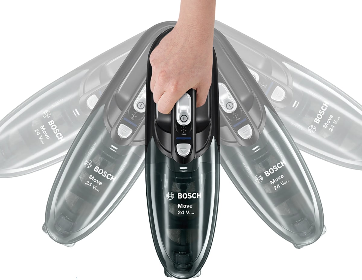 Aspiradora de Mano Inalámbrica Bosch Move Lithium BHN24L 24V Negro6